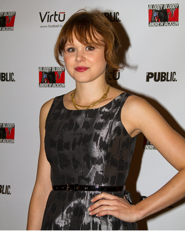 Alison Pill attends the "Bloody Bloody Andrew Jackson" opening night