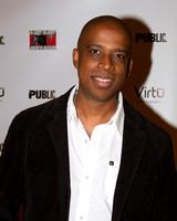 Keith Powell poses at the Opening Night of "Bloody Bloody Andrew Jackson" on Broadway