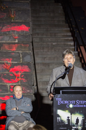 Exorcist Stairs Commemoration in Washington DC (William Friedkin & the Late William Peter Blatty