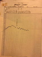 Nurse's weight chart (is this even a normal thing now?)