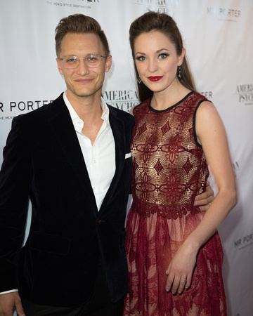 Nathan Johnson and Laura Osnes attend "American Psycho" Broadway Opening Night