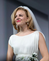 Helene Yorke during curtain call of "American Psycho: The Musical" Broadway opening night