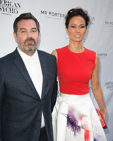 Duncan Sheik and Nora Ariffin attends "American Psycho" Broadway Opening Night