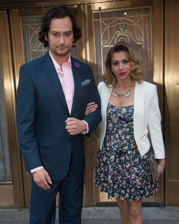 Constantine Maroulis and Angel Reed