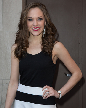 Actress Laura Osnes attends the "The Realistic Joneses" opening night at The Lyceum Theater on April 6, 2014 in New York City