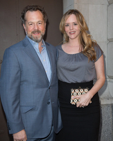 Actor David Costabile and wife Eliza Baldi attends the Broadway opening night of "The Realistic Joneses" at The Lyceum Theater on April 6, 2014
