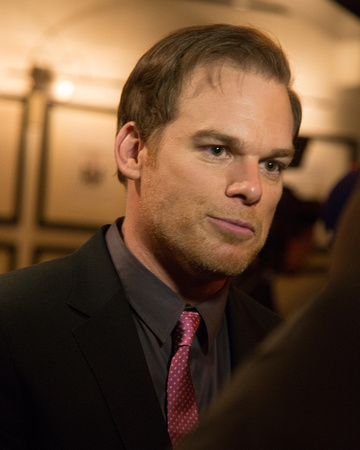 Actor Michael C. Hall attends the Broadway opening night of "The Realistic Joneses" at The Lyceum Theater on April 6, 2014 in New York City
