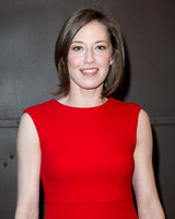 Actress Carrie Coon attends the Broadway opening night of "The Realistic Joneses" at The Lyceum Theater on April 6, 2014