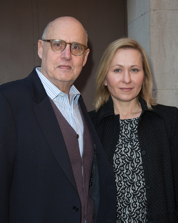 Actor Jeffrey Tambor and wife Kasia Tambor attend the "The Realistic Joneses" opening night at The Lyceum Theater on April 6, 2014 in New York City
