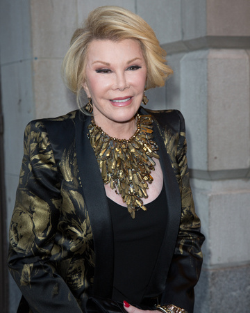 Joan Rivers attends the "The Realistic Joneses" opening night at The Lyceum Theater on April 6, 2014